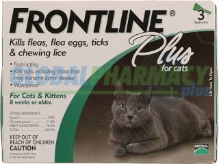 Frontline plus for cats hot sale coupon